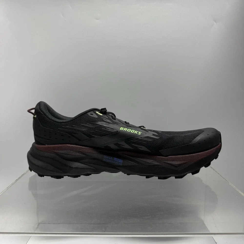 Brand New Brooks Cascadia 19 Black Trail Running Shoes 1104571D028 Men's Size 14